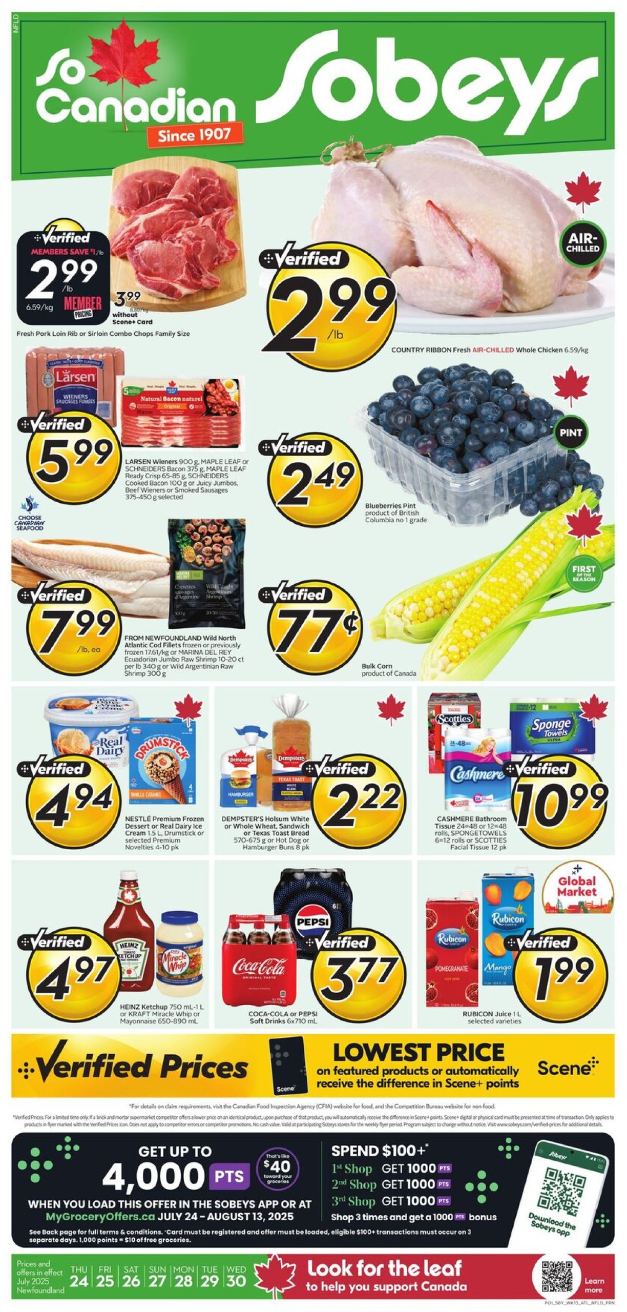 sobeys - Sobeys flyer valid from 07-24 - 07-30 - page: 1