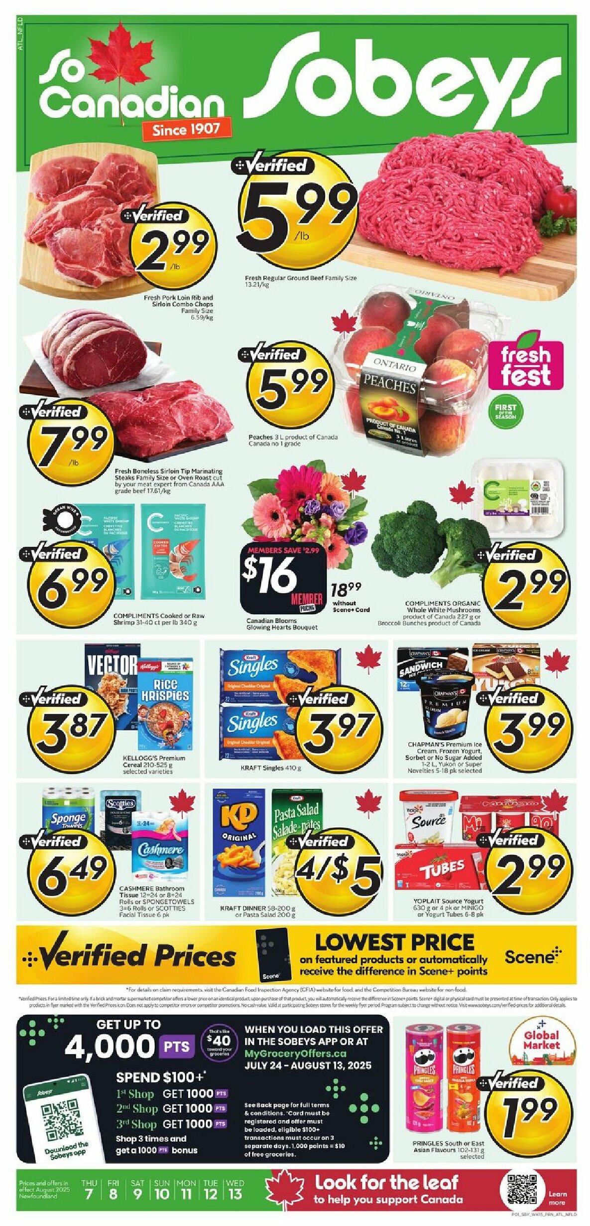 sobeys - Sobeys flyer valid from 08-07 - 08-13
