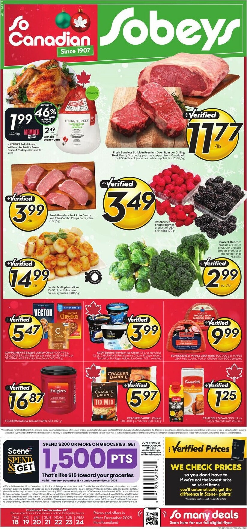 sobeys - Sobeys Flyer Valid From 12-18 to 12-24