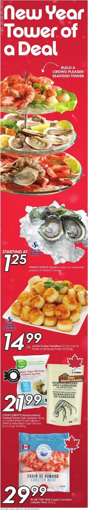 sobeys - Sobeys Flyer Valid From 12-25 to 12-31 - page: 2