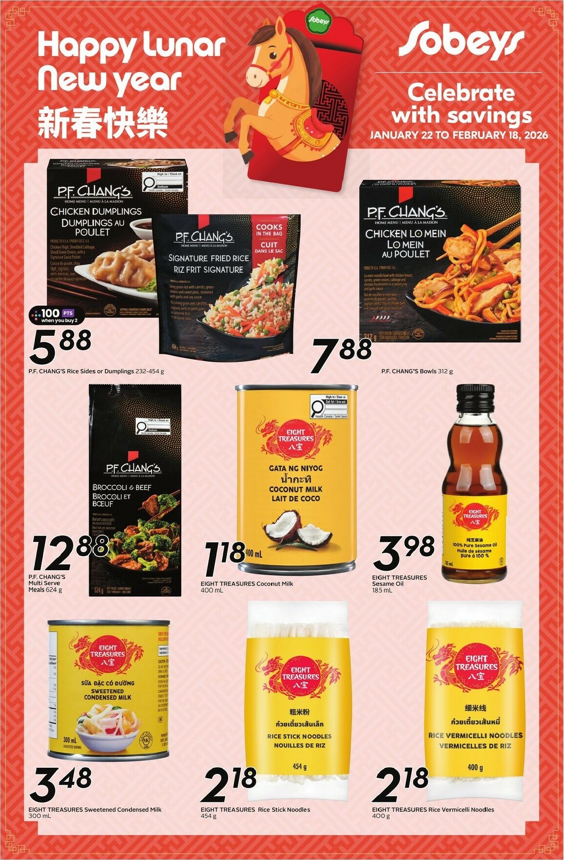 sobeys - Sobeys - Lunar New Year Flyer Valid From 01-22 to 02-18