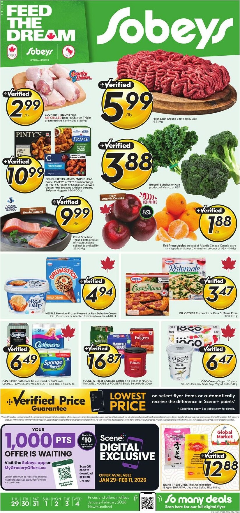 sobeys - Sobeys Flyer Valid From 01-29 to 02-04 - page: 1