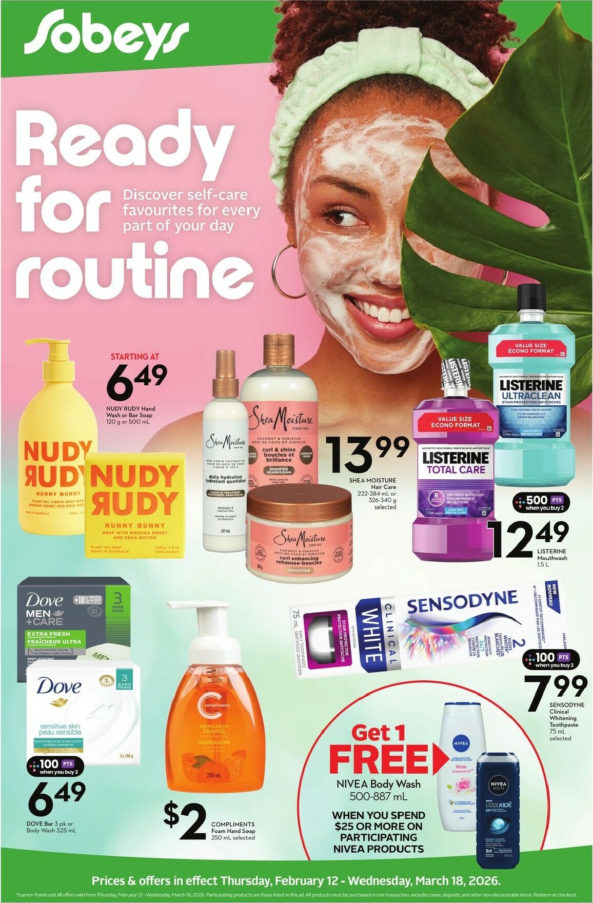 sobeys - Sobeys - Health & Beauty Flyer Valid From 2026-02-12 to 2026-03-18