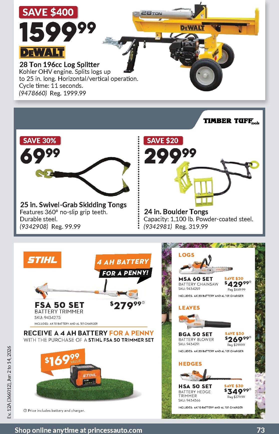 princess-auto - New Princess Auto Flyer for This Week – 2026-06-02 to 2026-06-14 - page: 74