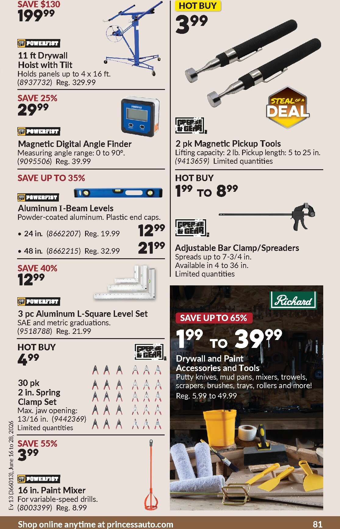 princess-auto - New Princess Auto Flyer for This Week – 2026-06-16 to 2026-06-28 - page: 85