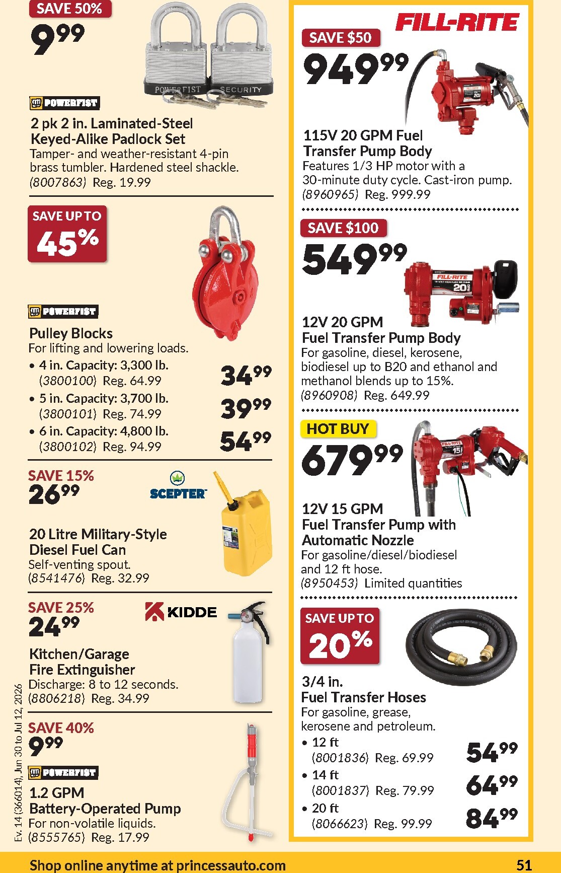 princess-auto - New Princess Auto Flyer for This Week – 2026-06-30 to 2026-07-12 - page: 56