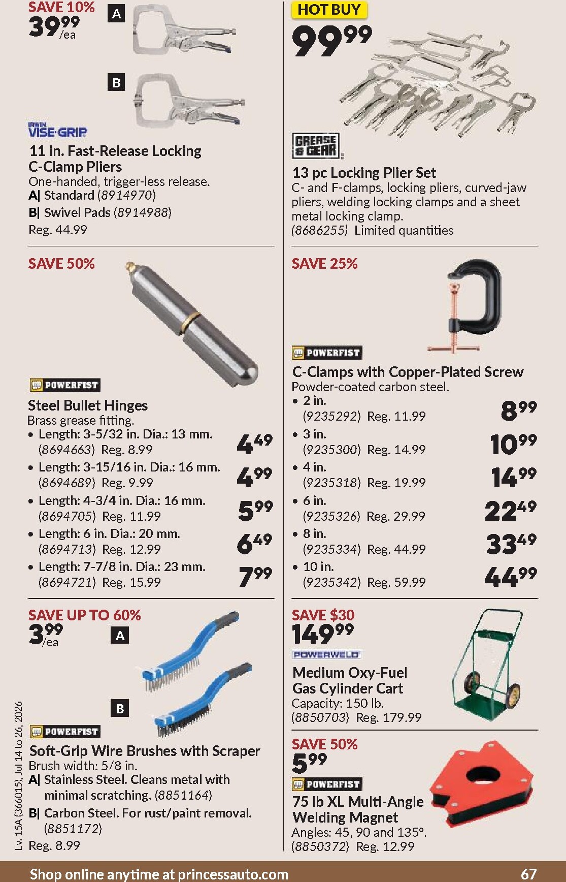 princess-auto - Princess Auto Flyer Valid from 2026-07-14 to 2026-07-26 - page: 74