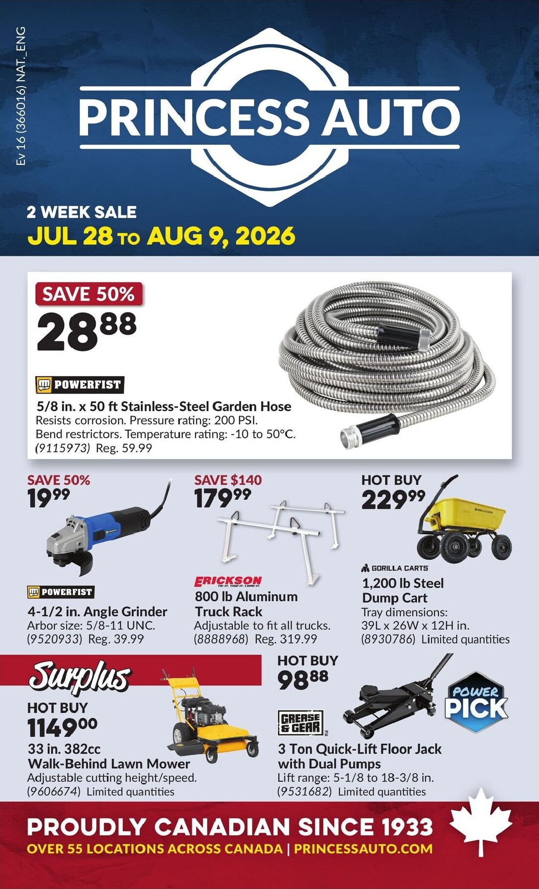princess-auto - New Princess Auto Flyer for Next Week – 2026-07-28 to 2026-08-09