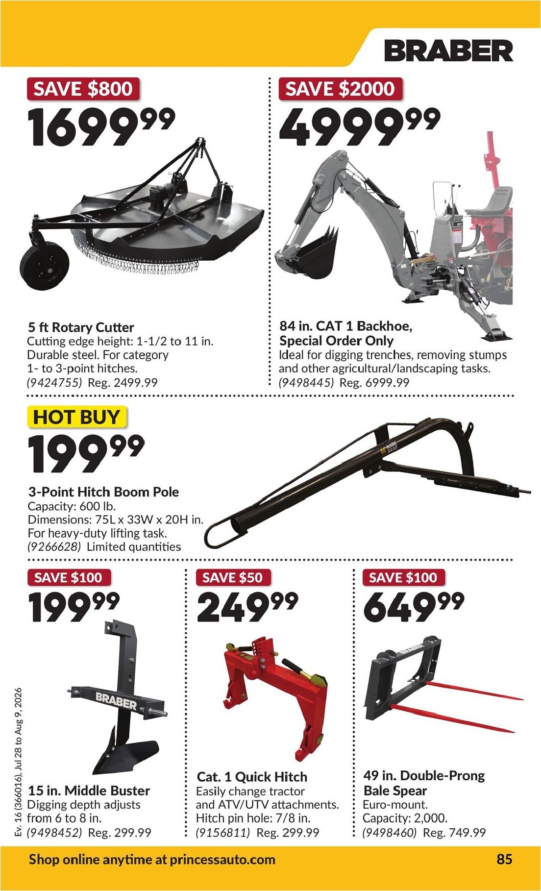 princess-auto - New Princess Auto Flyer for Next Week – 2026-07-28 to 2026-08-09 - page: 87