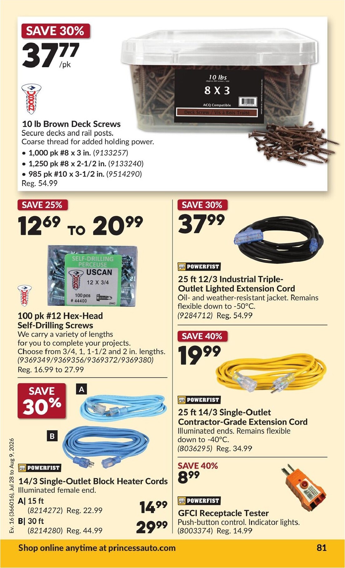 princess-auto - New Princess Auto Flyer for Next Week – 2026-07-28 to 2026-08-09 - page: 83