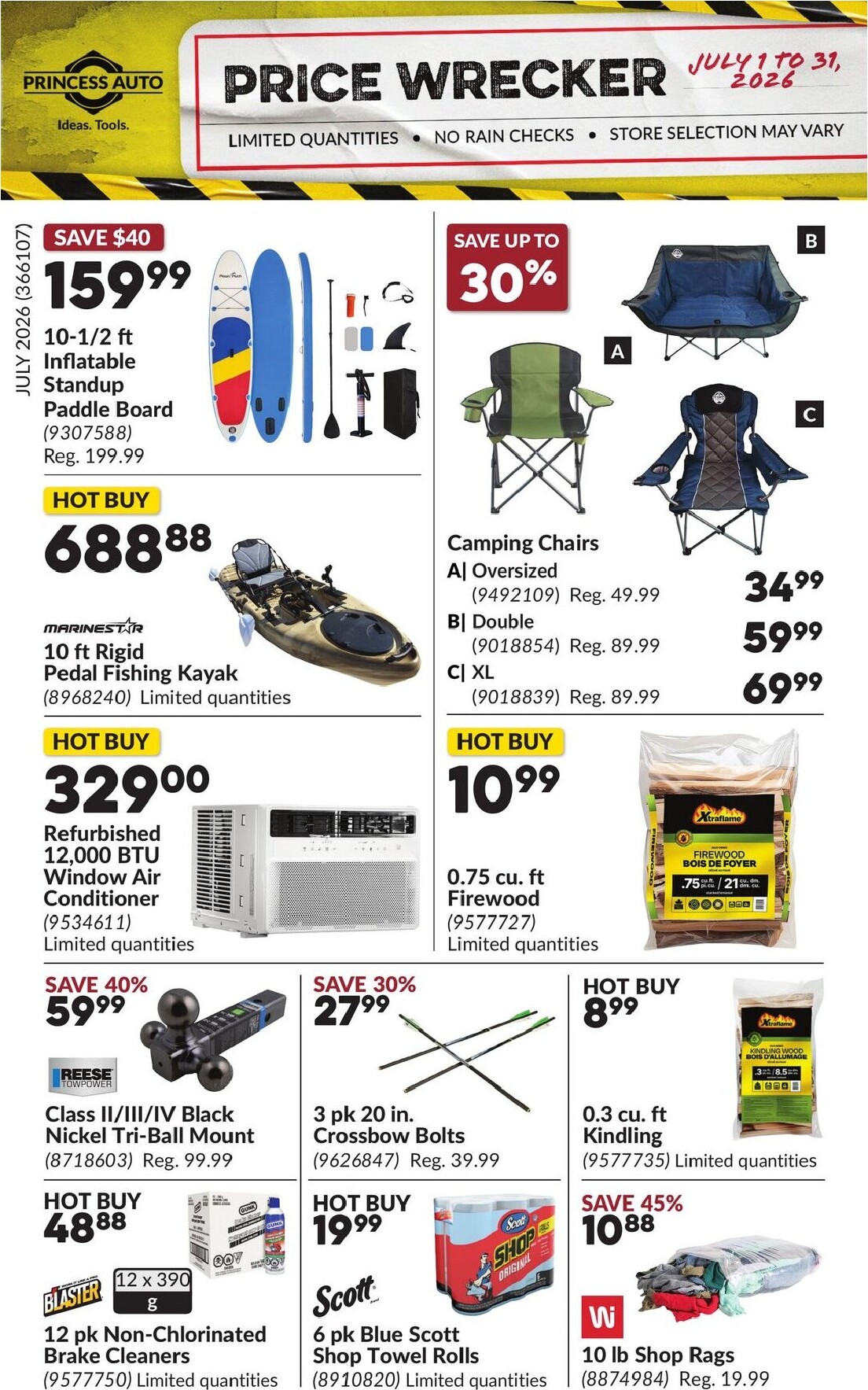princess-auto - Princess Auto - Price Wrecker Flyer Valid from 2026-07-01 to 2026-07-31