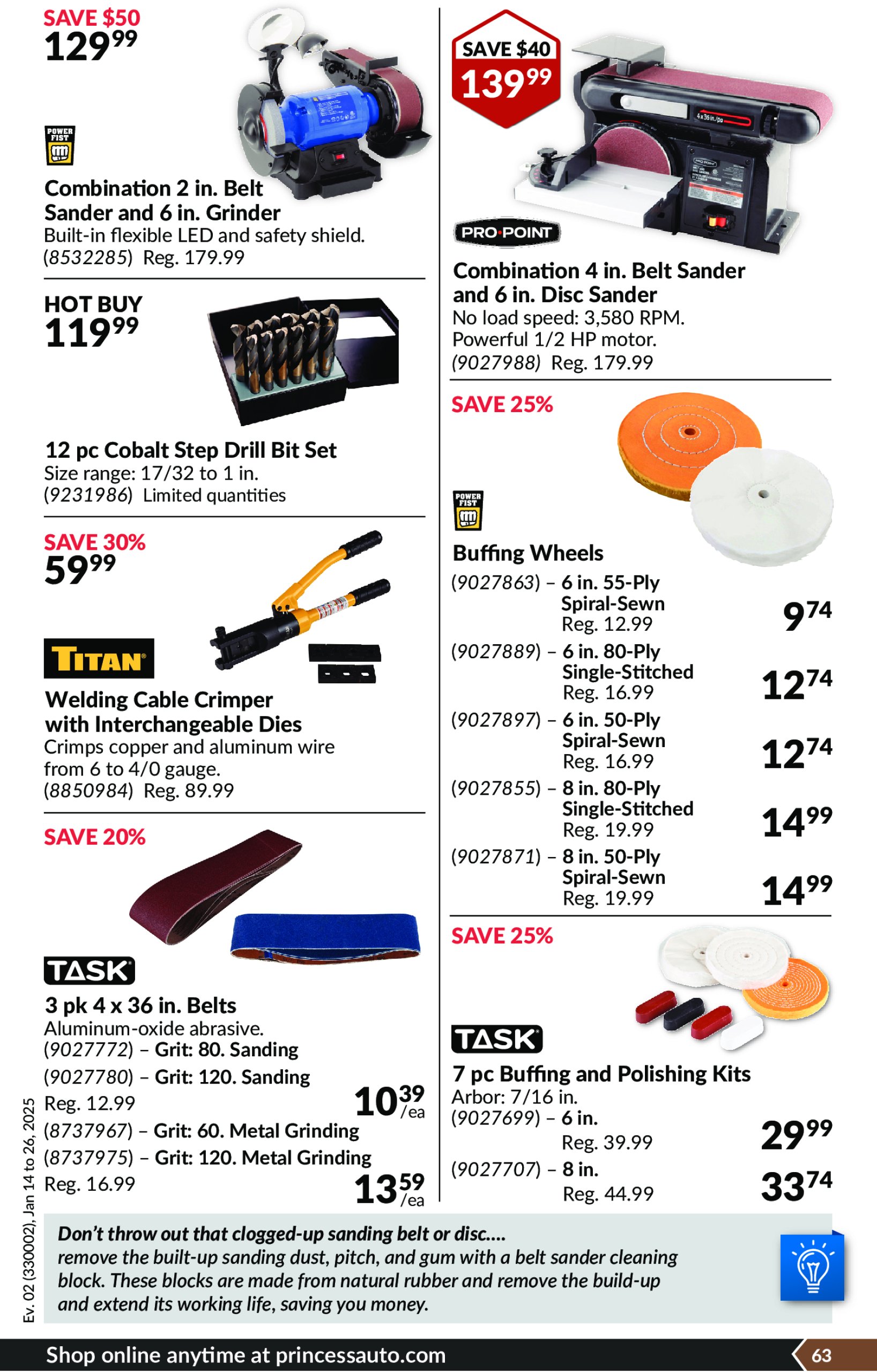 princess-auto - Princess Auto flyer valid from 01-14 - 01-26 - page: 66 princess-auto - Princess Auto flyer valid from 01-14 - 01-26 - page: 66