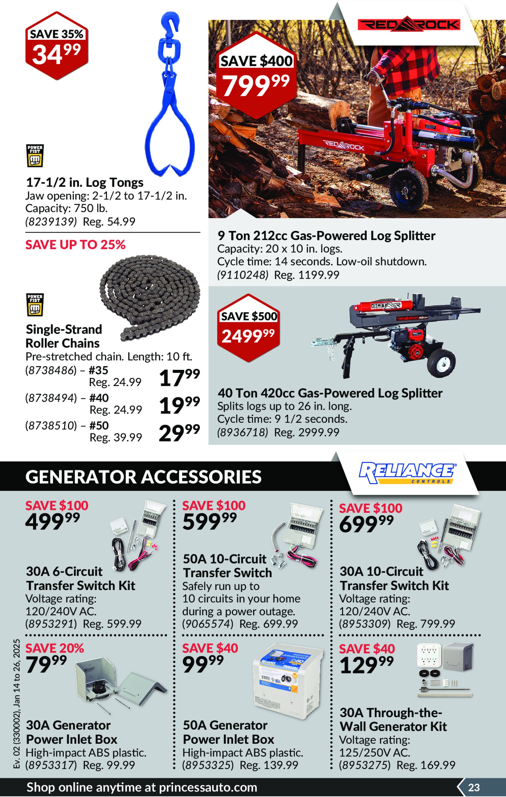 princess-auto - Princess Auto flyer valid from 01-14 - 01-26 - page: 26 princess-auto - Princess Auto flyer valid from 01-14 - 01-26 - page: 26