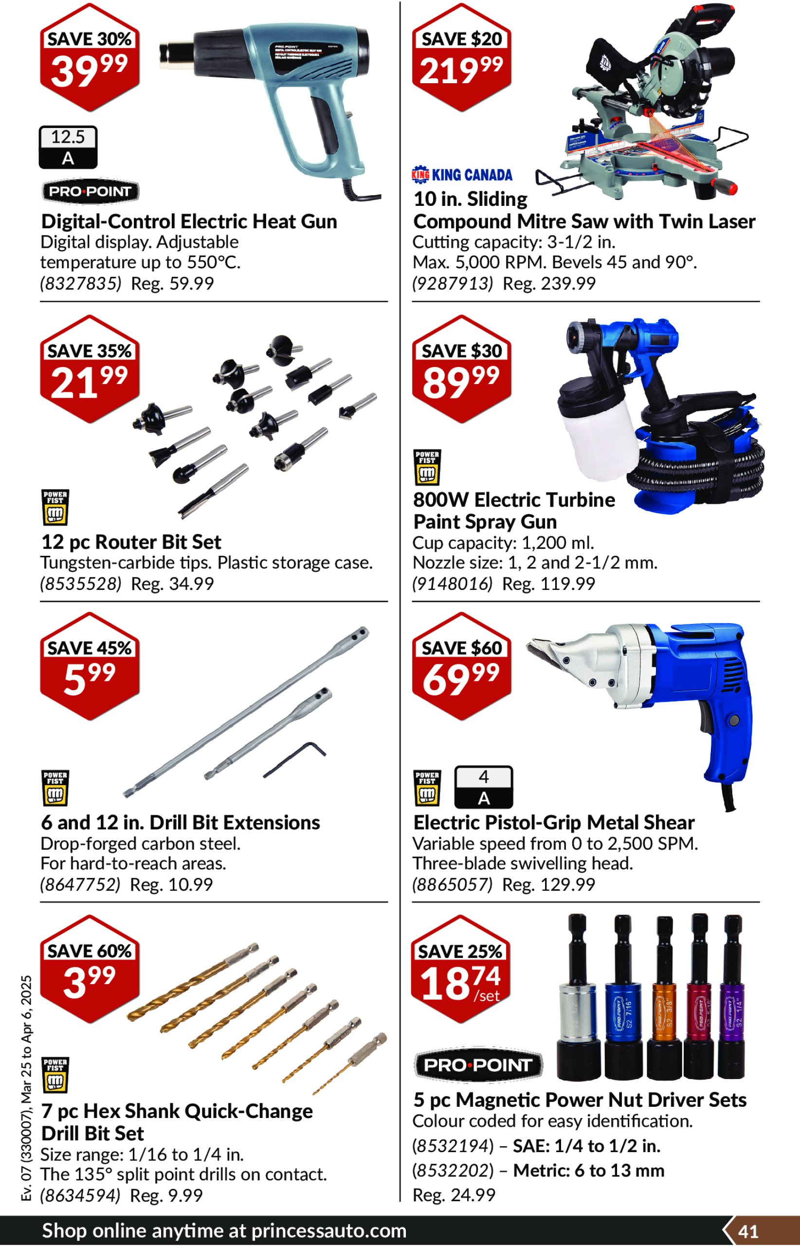 princess-auto - Princess Auto flyer valid from 03-25 - 04-06 - page: 44 princess-auto - Princess Auto flyer valid from 03-25 - 04-06 - page: 44