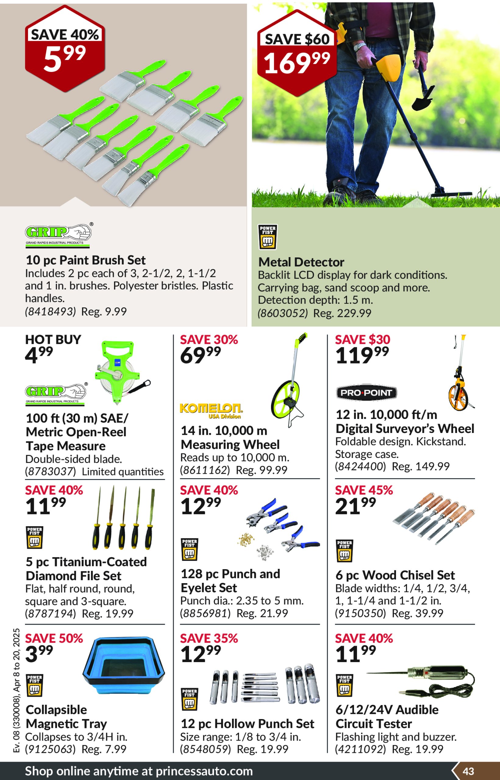 princess-auto - Princess Auto flyer valid from 04-08 - 04-20 - page: 47 princess-auto - Princess Auto flyer valid from 04-08 - 04-20 - page: 47