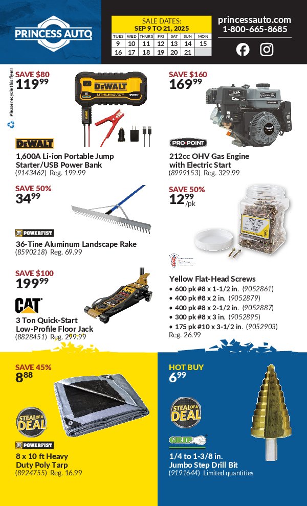 princess-auto - Princess Auto flyer valid from 09-09 - 09-21 - page: 2