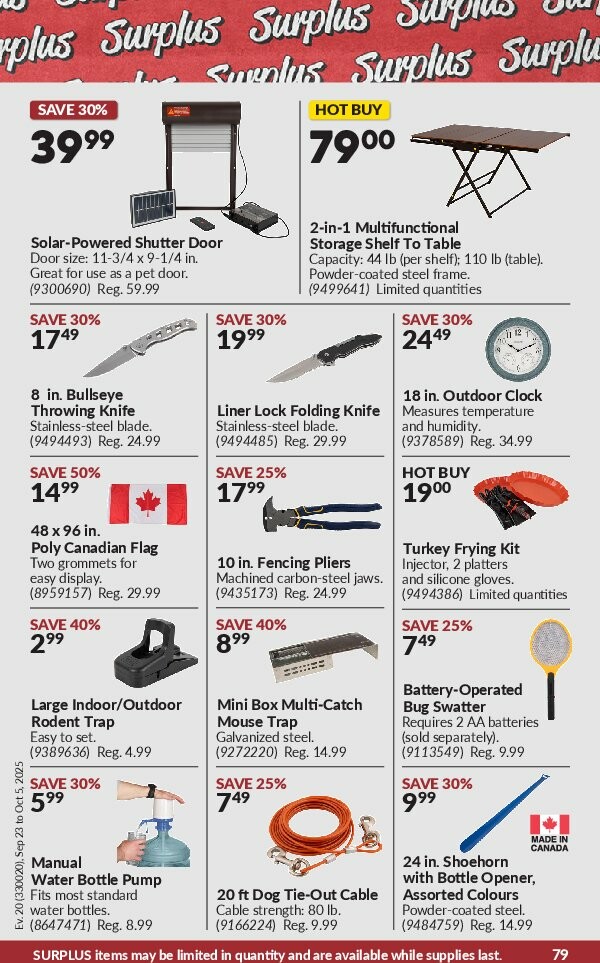 princess-auto - Princess Auto flyer valid from 09-23 - 10-05 - page: 83