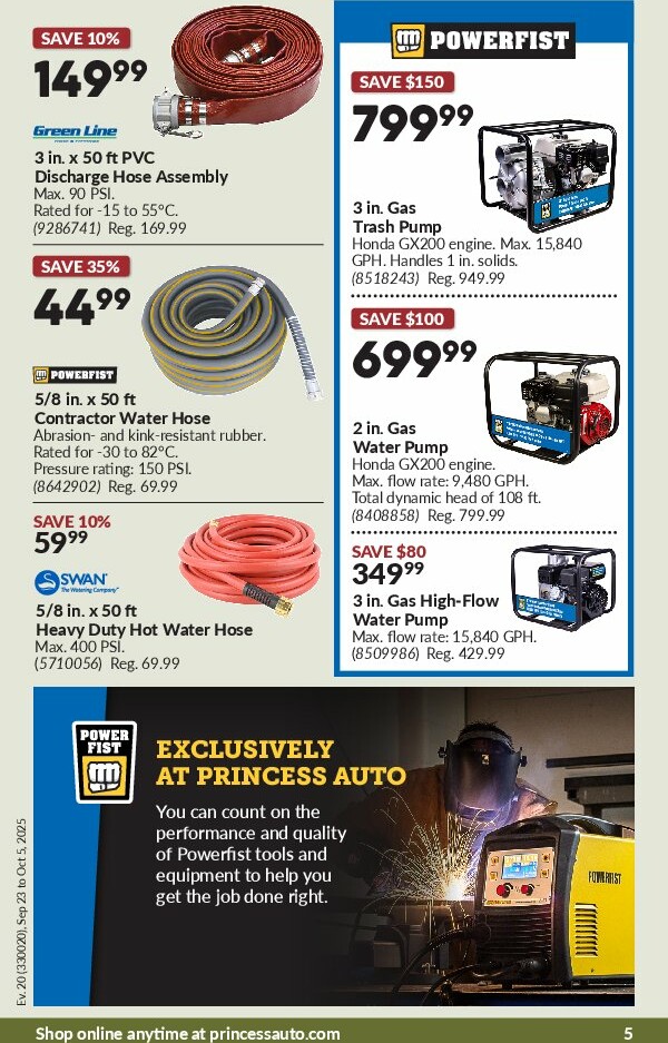 princess-auto - Princess Auto flyer valid from 09-23 - 10-05 - page: 9