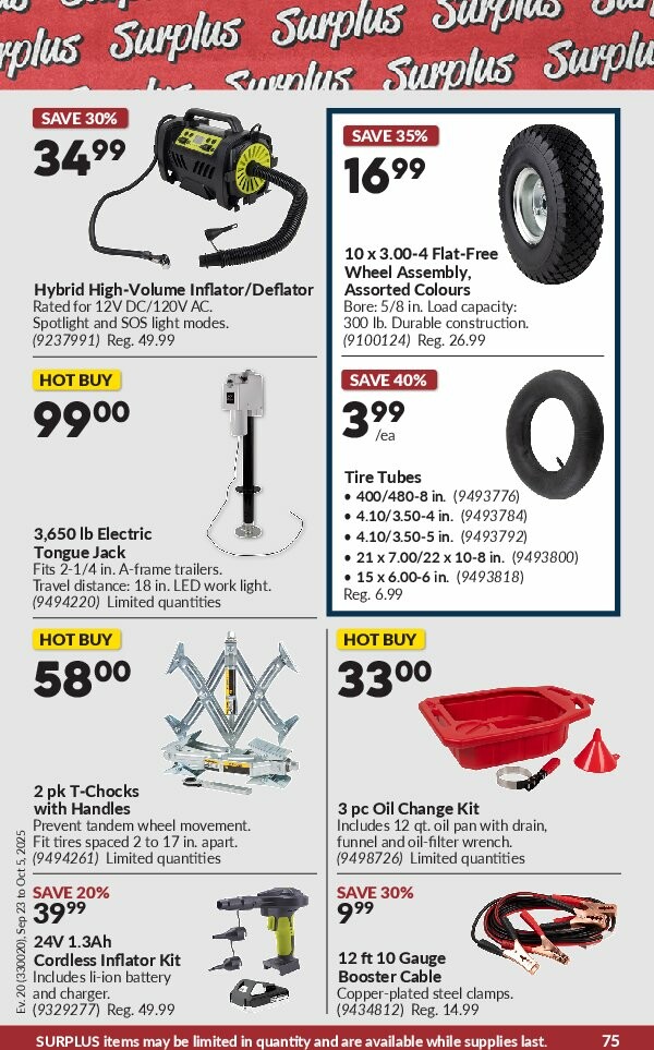 princess-auto - Princess Auto flyer valid from 09-23 - 10-05 - page: 79