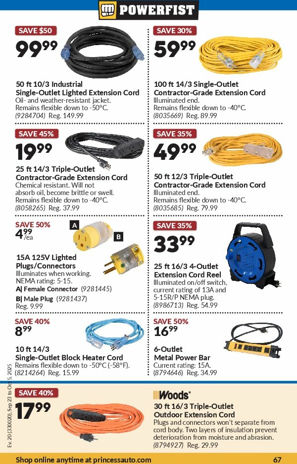 princess-auto - Princess Auto flyer valid from 09-23 - 10-05 - page: 71