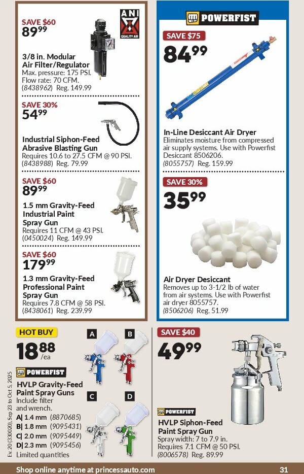 princess-auto - Princess Auto flyer valid from 09-23 - 10-05 - page: 35