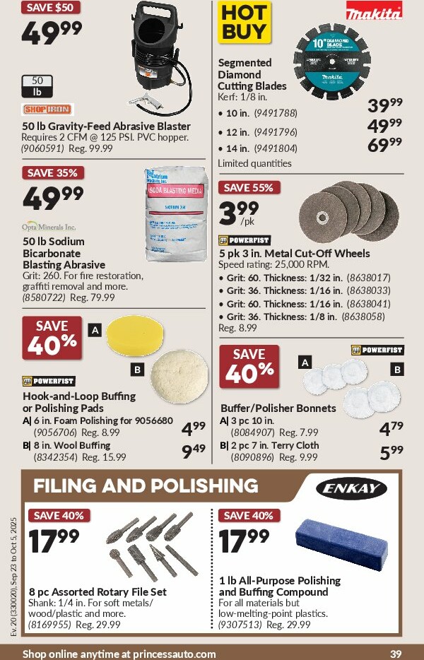 princess-auto - Princess Auto flyer valid from 09-23 - 10-05 - page: 43