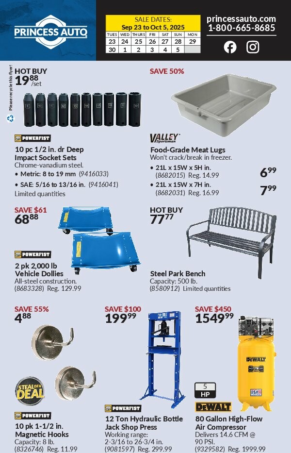 princess-auto - Princess Auto flyer valid from 09-23 - 10-05 - page: 2