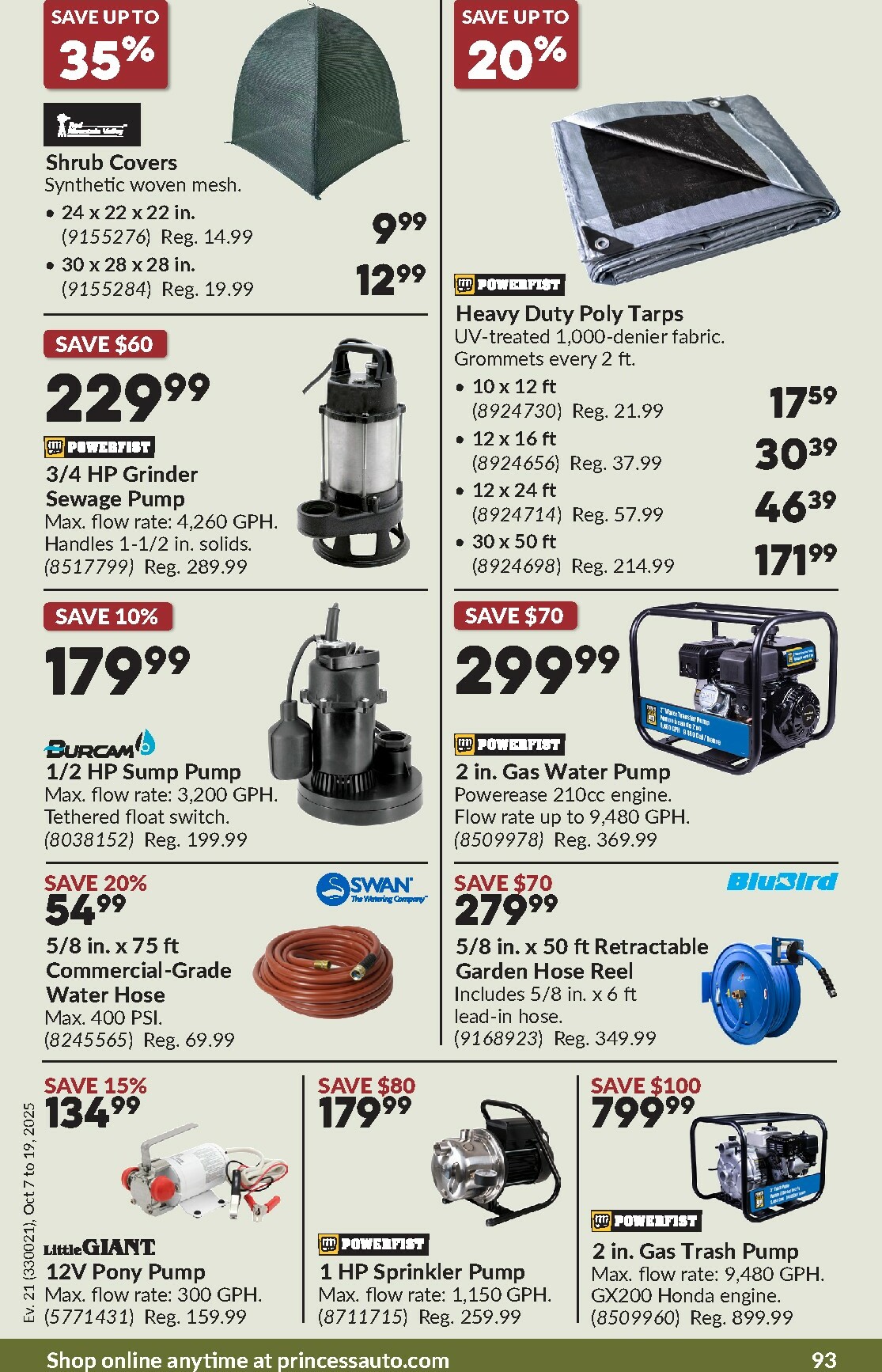 princess-auto - Princess Auto flyer valid from 10-07 - 10-19 - page: 96