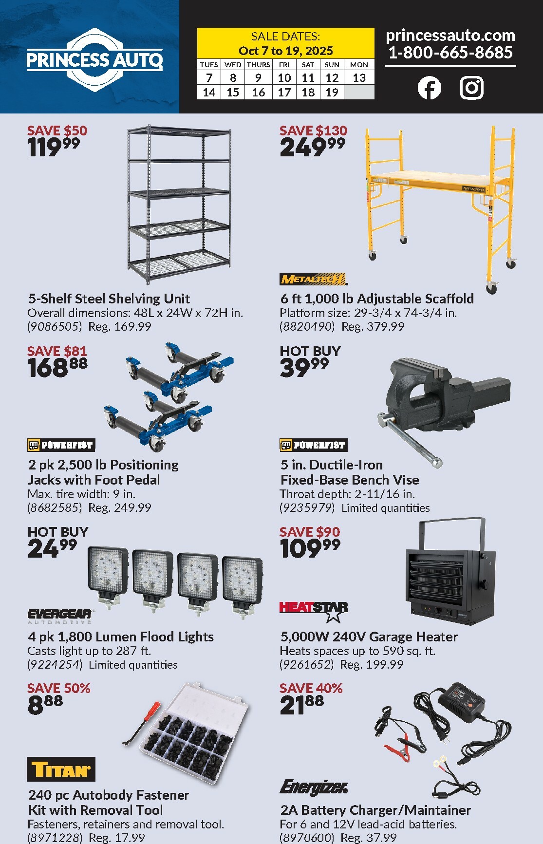 princess-auto - Princess Auto flyer valid from 10-07 - 10-19 - page: 2