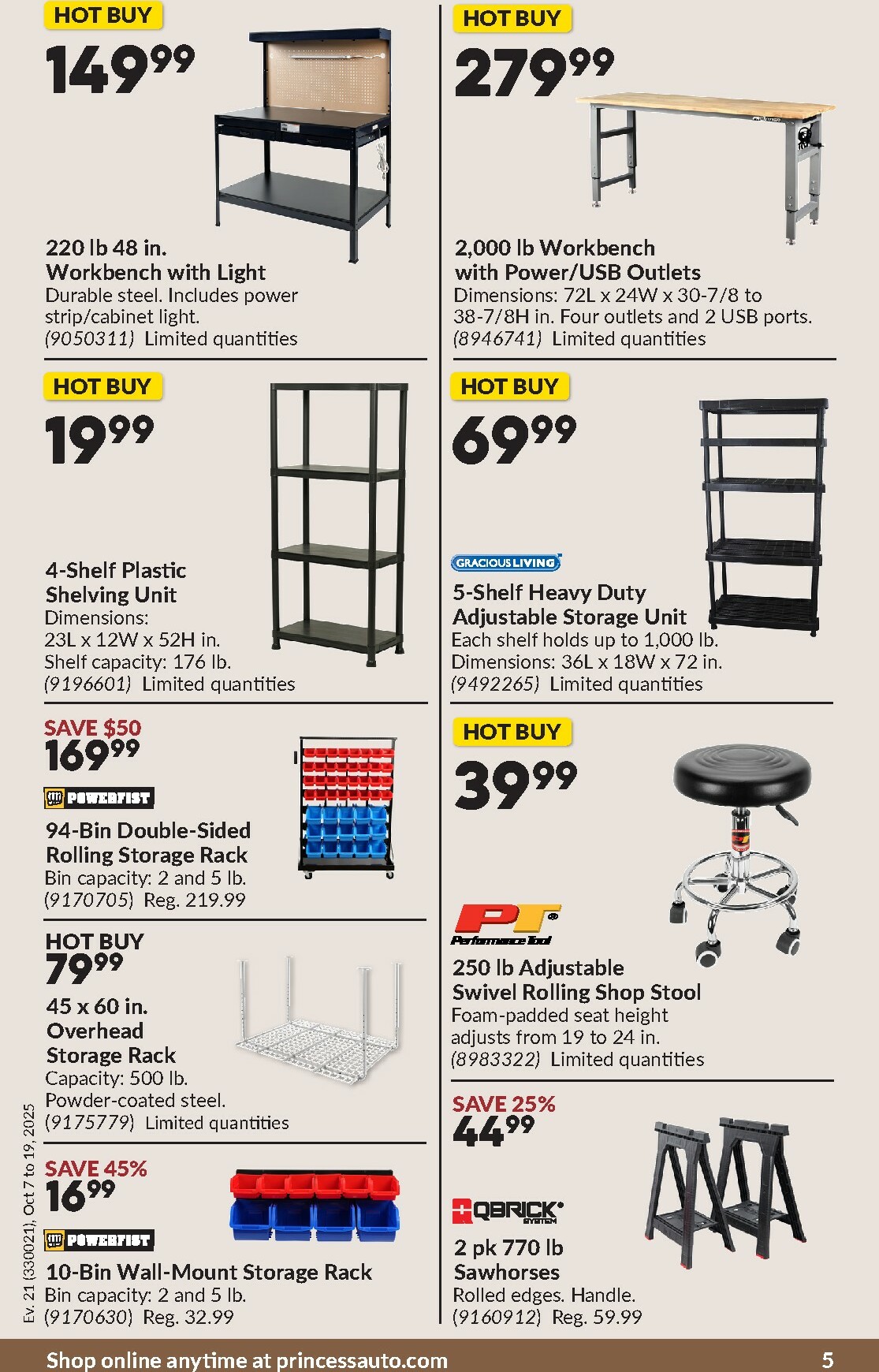 princess-auto - Princess Auto flyer valid from 10-07 - 10-19 - page: 8