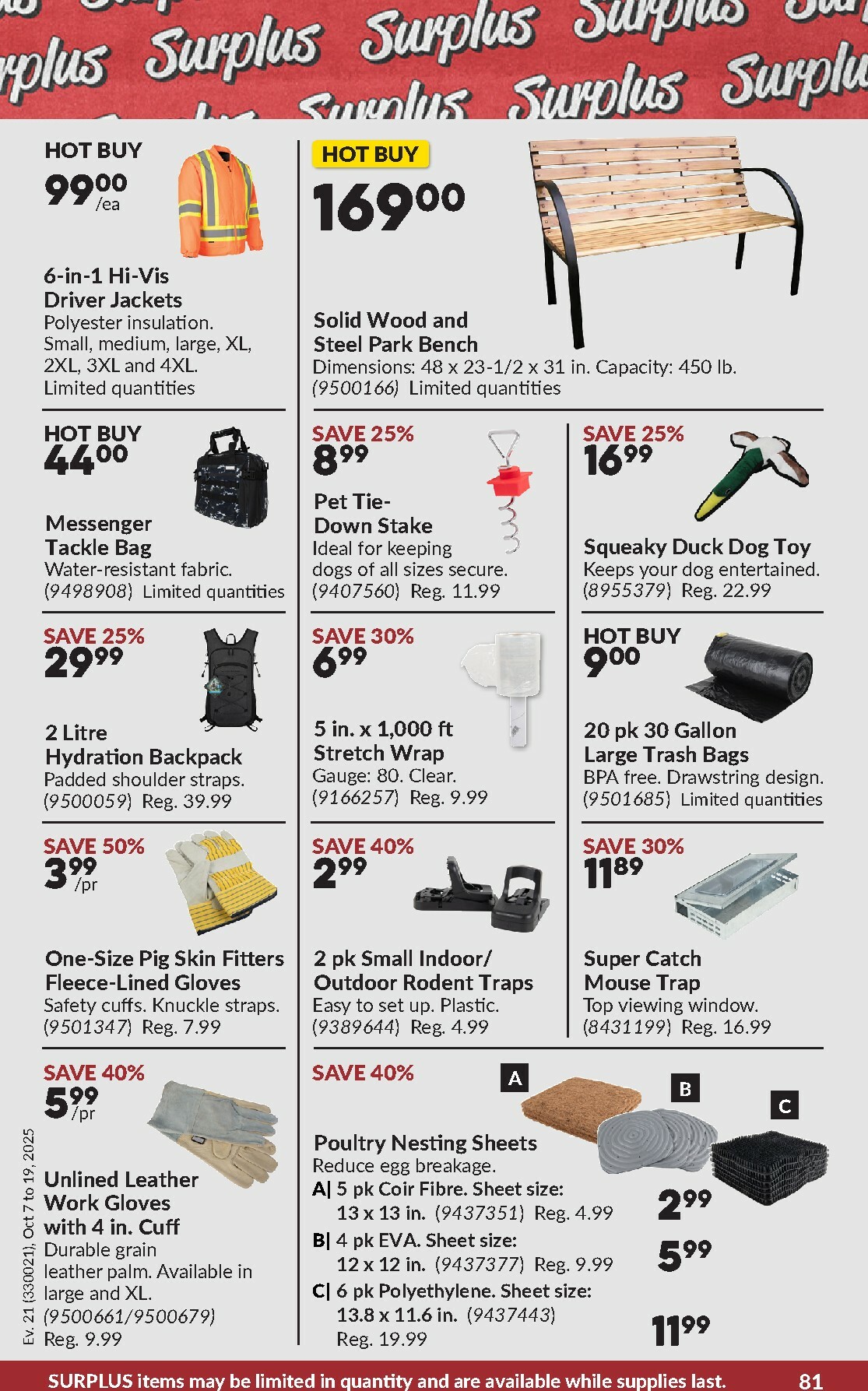 princess-auto - Princess Auto flyer valid from 10-07 - 10-19 - page: 84