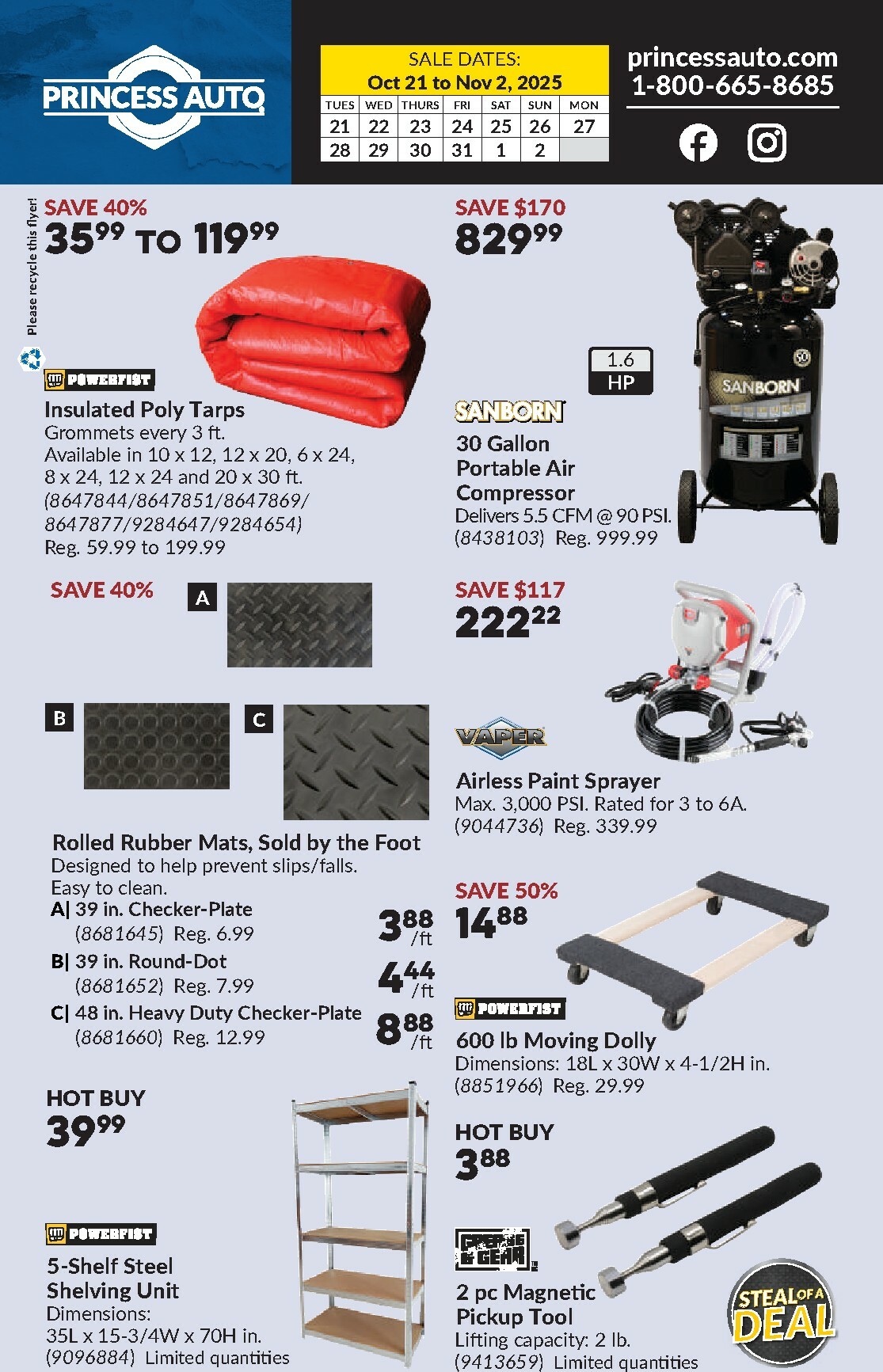 princess-auto - Princess Auto Flyer Valid From 10-21 to 11-02 - page: 2