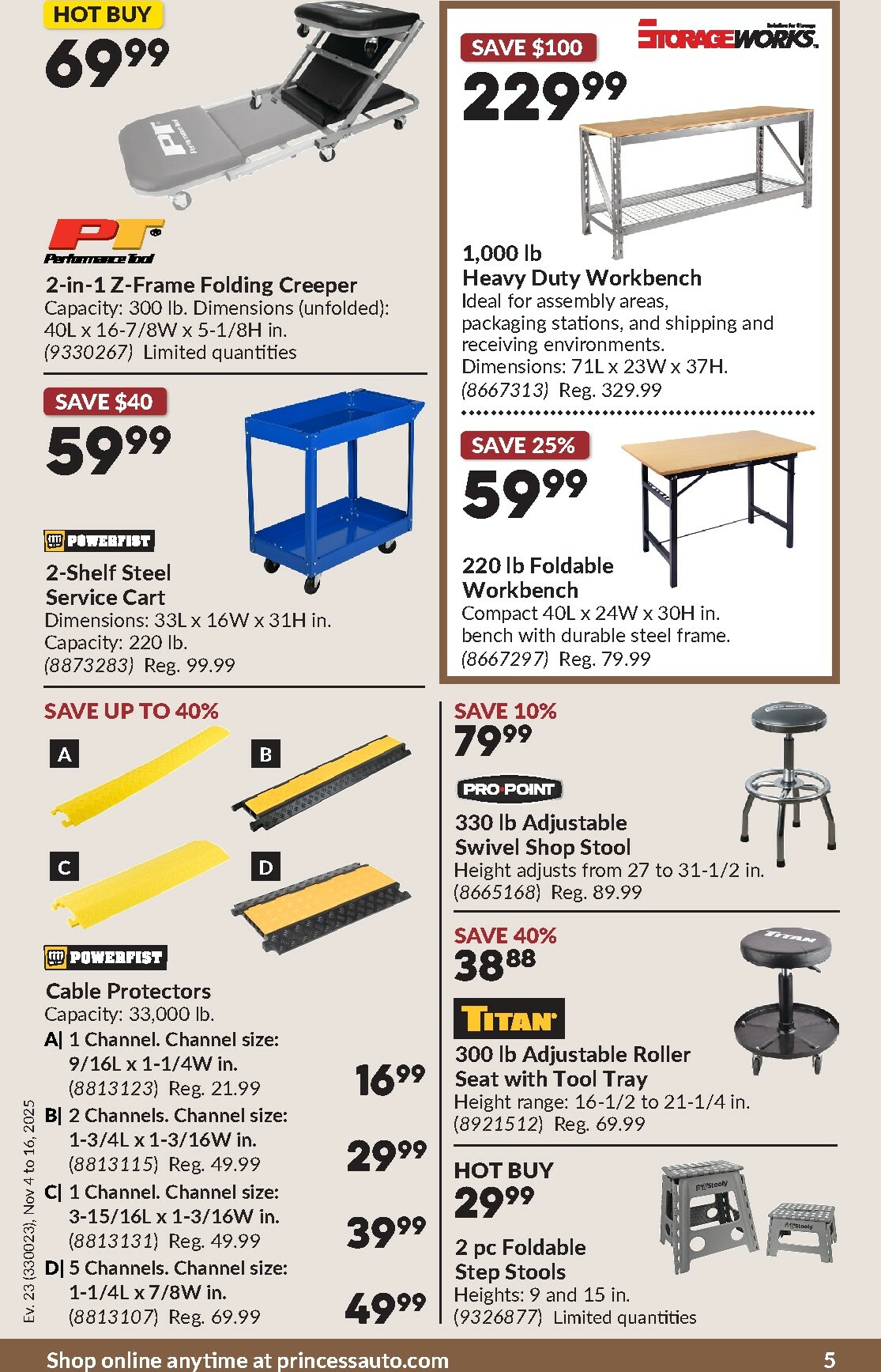 princess-auto - Princess Auto Flyer Valid From 11-04 to 11-16 - page: 9