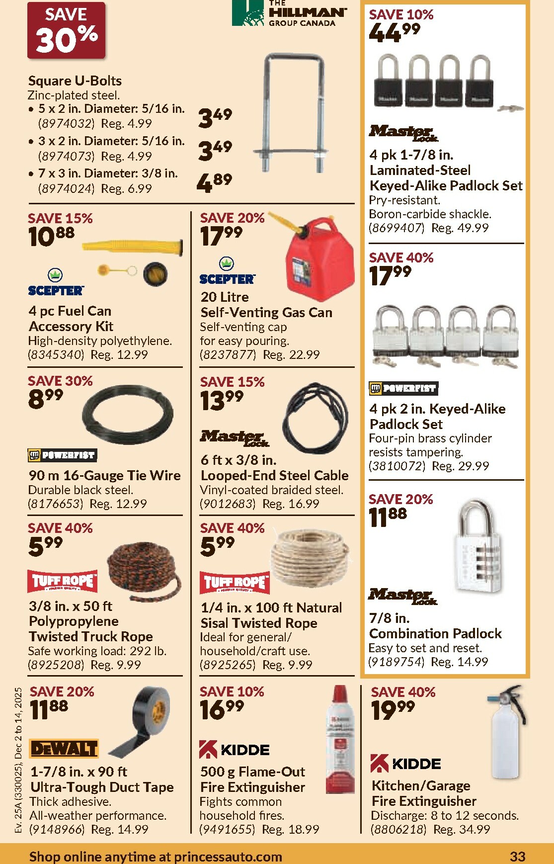 princess-auto - Princess Auto Flyer Valid From 12-02 to 12-14 - page: 37