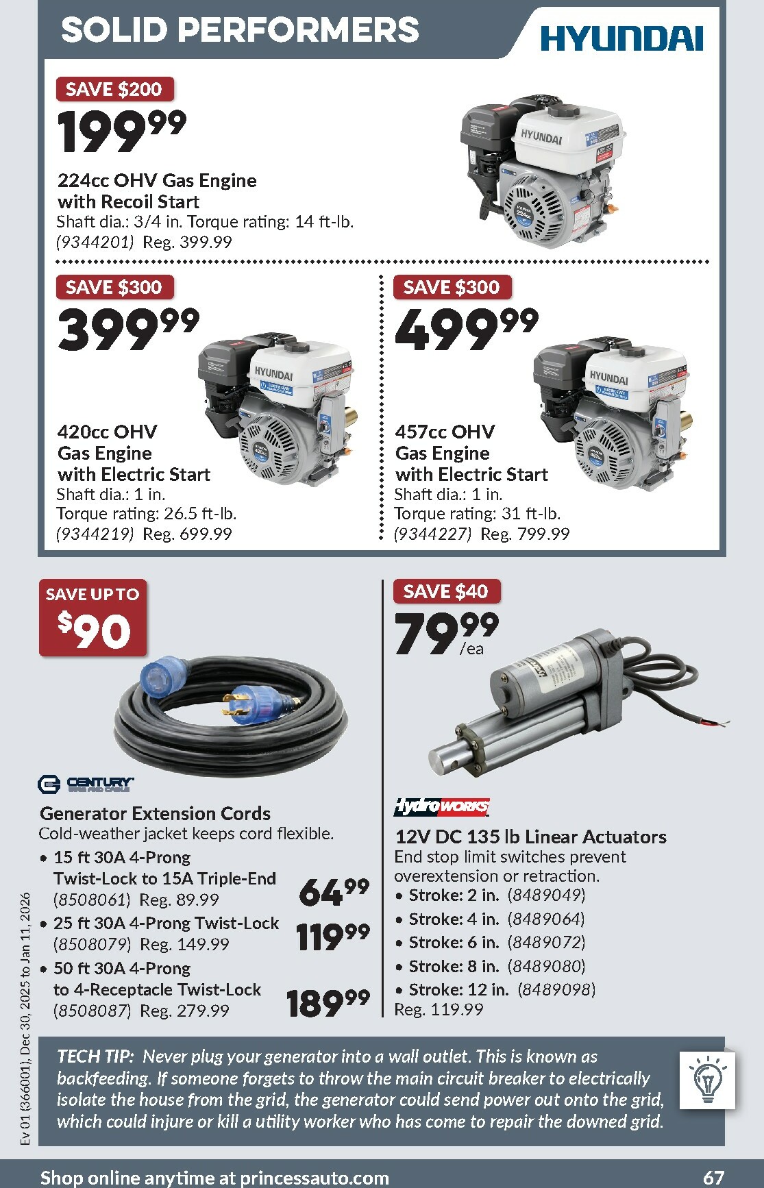 princess-auto - Princess Auto Flyer Valid From 12-30 to 01-11 - page: 70