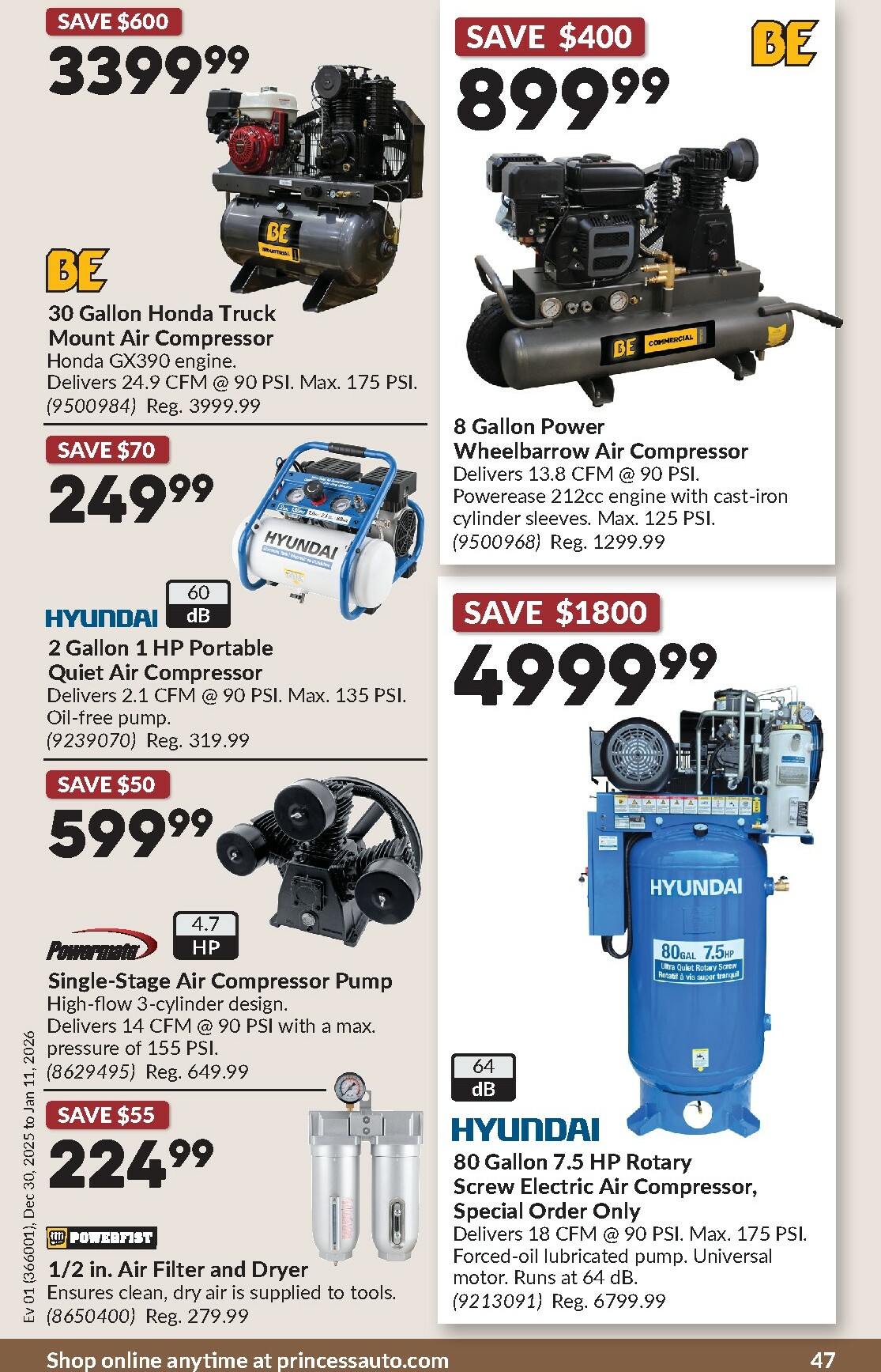 princess-auto - Princess Auto Flyer Valid From 12-30 to 01-11 - page: 50