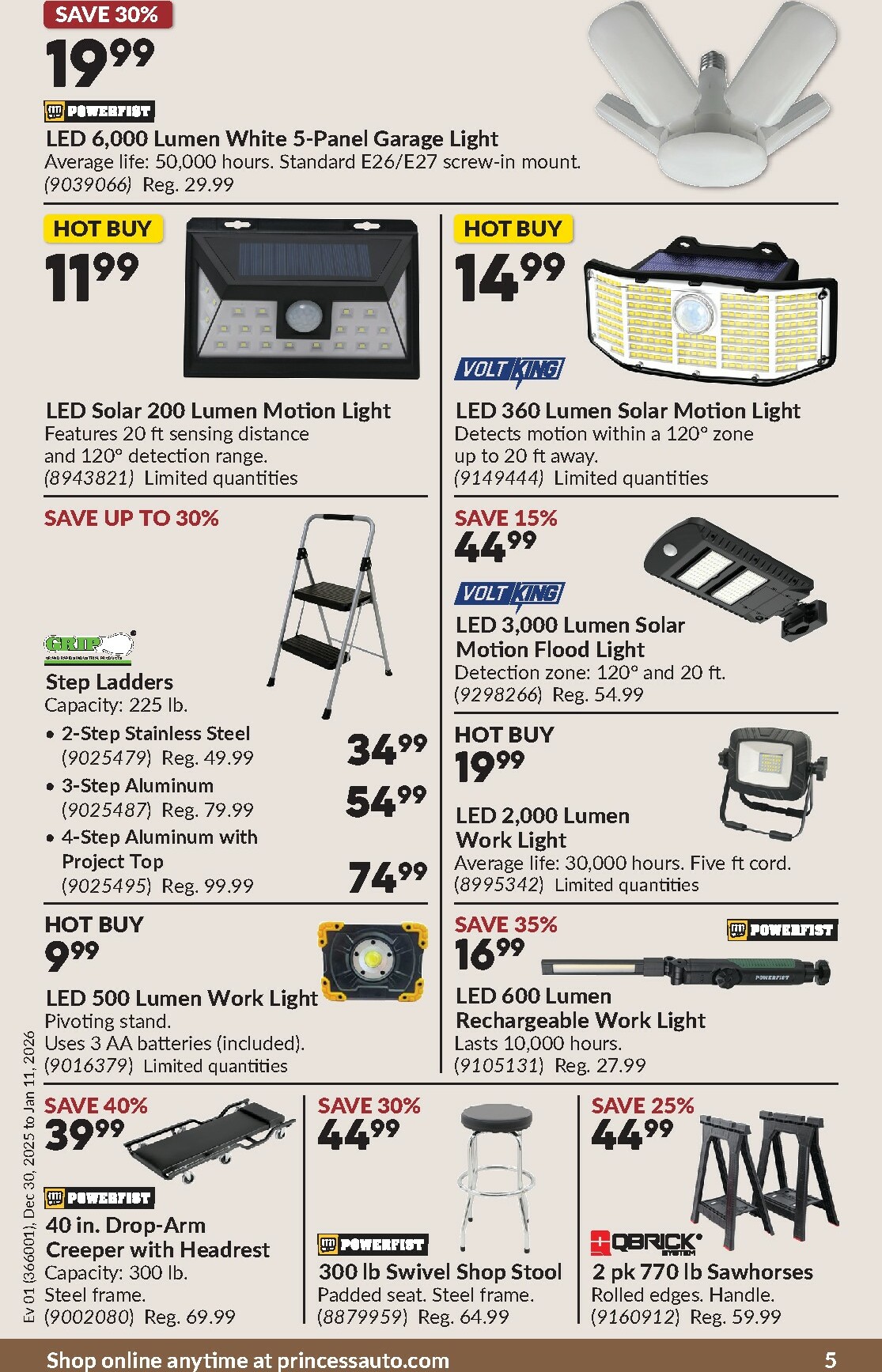 princess-auto - Princess Auto Flyer Valid From 12-30 to 01-11 - page: 8