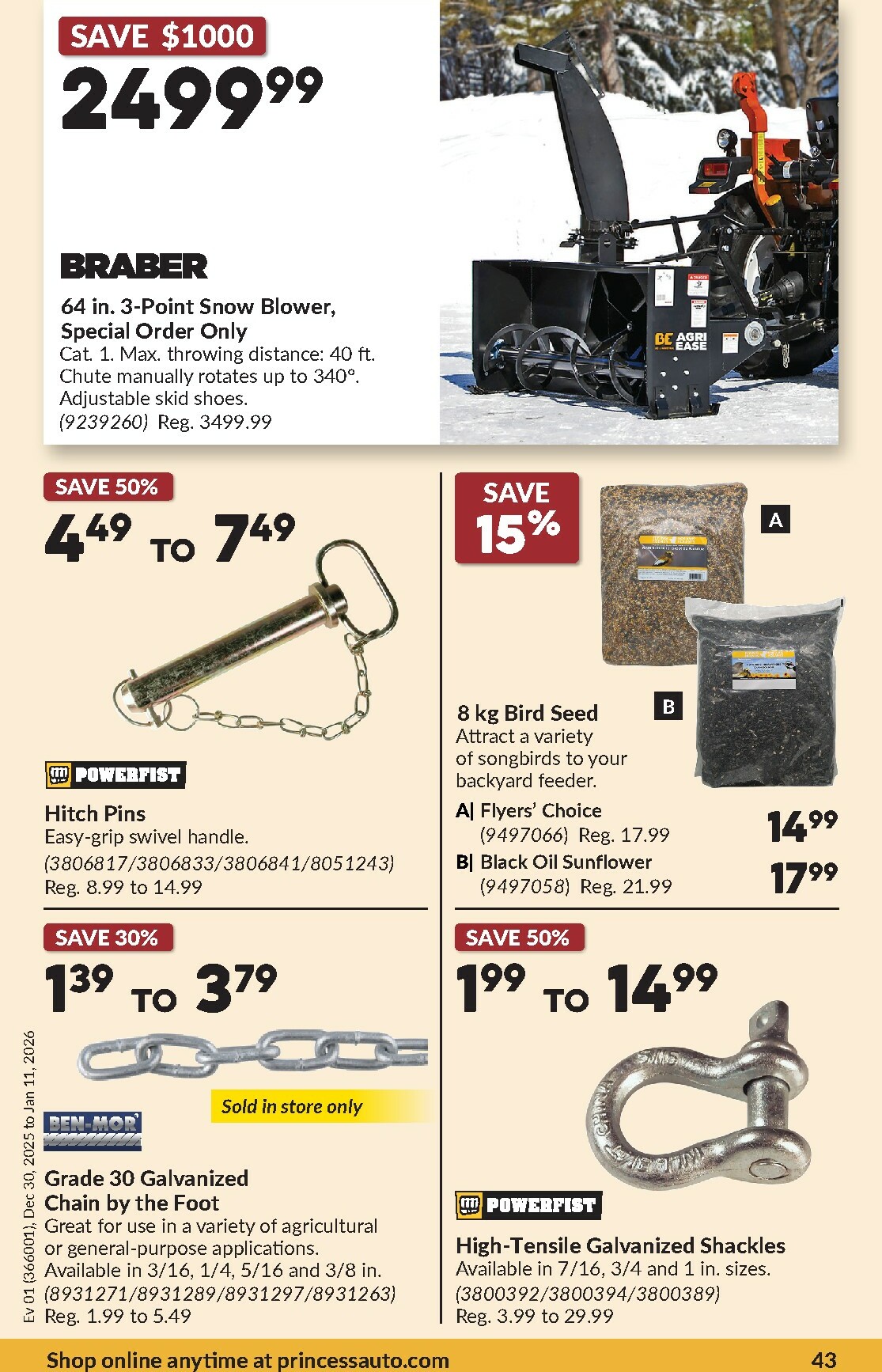 princess-auto - Princess Auto Flyer Valid From 12-30 to 01-11 - page: 46