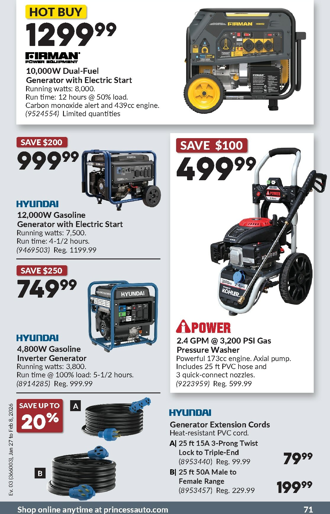 princess-auto - Princess Auto Flyer Valid From 01-27 to 02-08 - page: 74