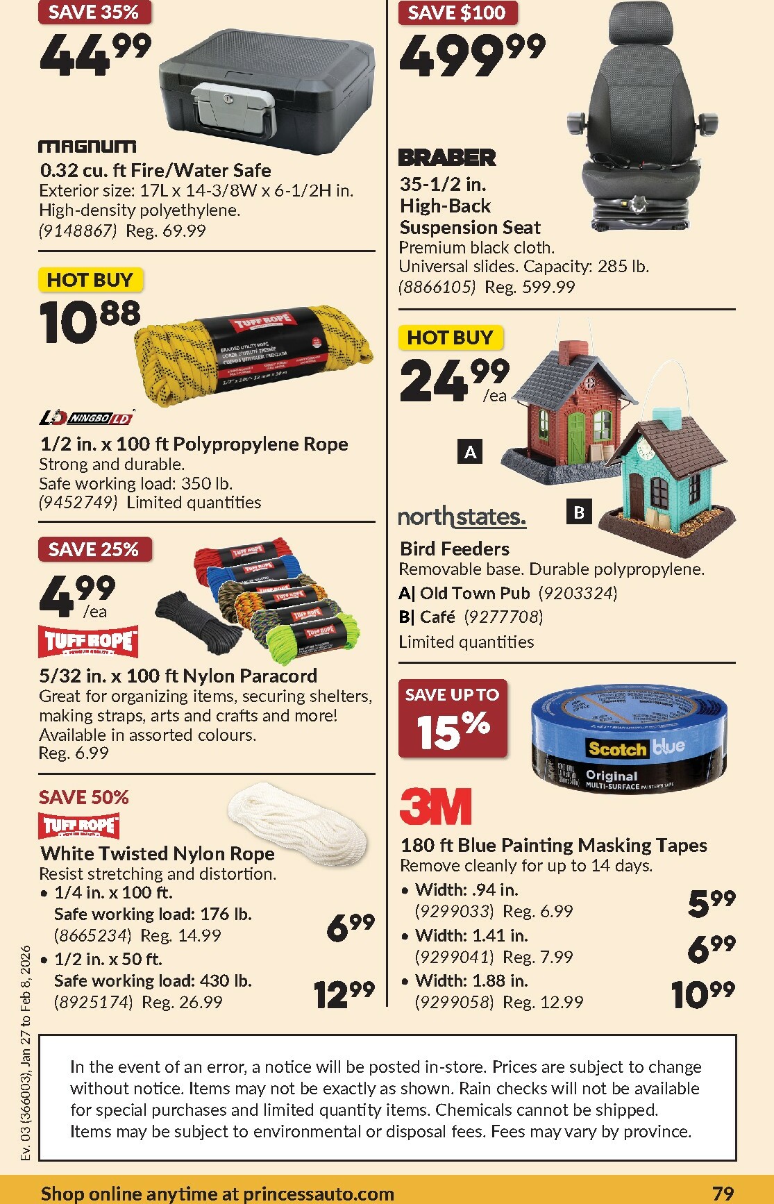 princess-auto - Princess Auto Flyer Valid From 01-27 to 02-08 - page: 82