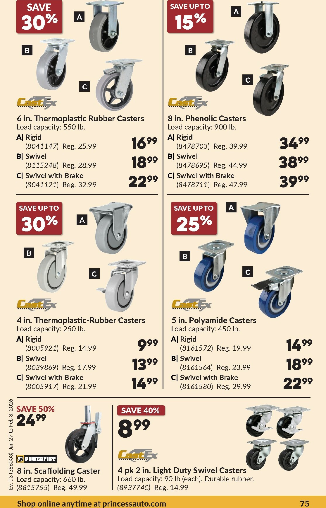 princess-auto - Princess Auto Flyer Valid From 01-27 to 02-08 - page: 78