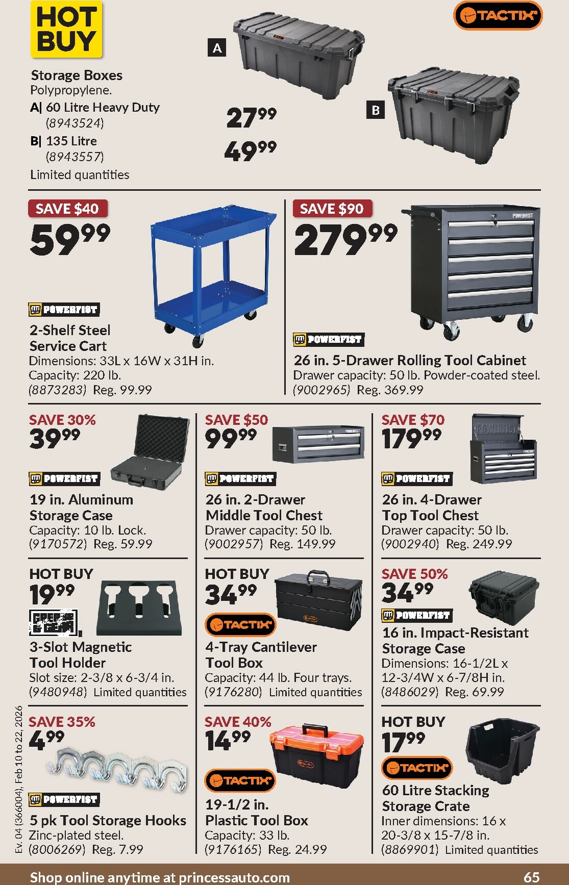 princess-auto - Princess Auto Flyer Valid From 2026-02-10 to 2026-02-22 - page: 68