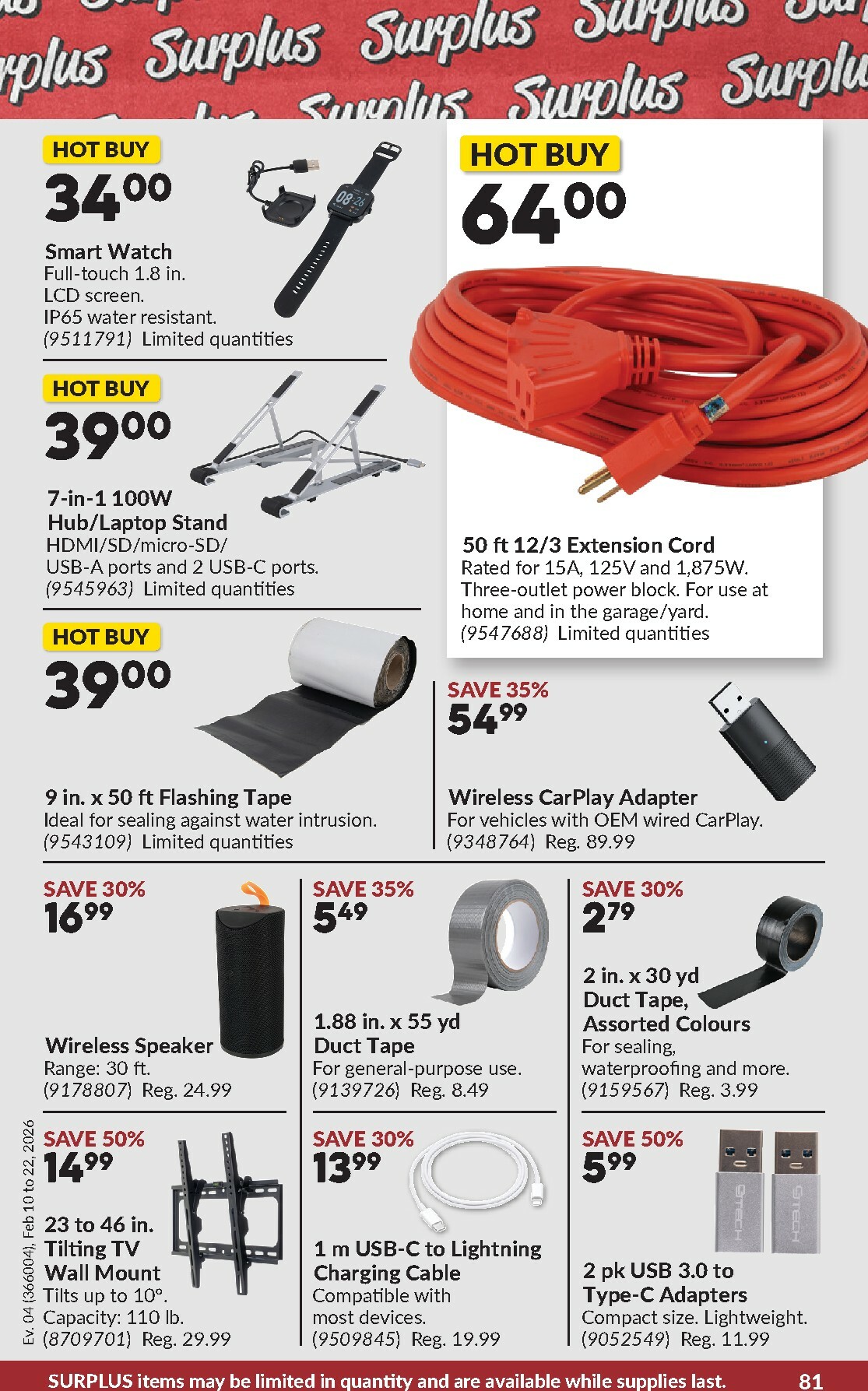 princess-auto - Princess Auto Flyer Valid From 2026-02-10 to 2026-02-22 - page: 84