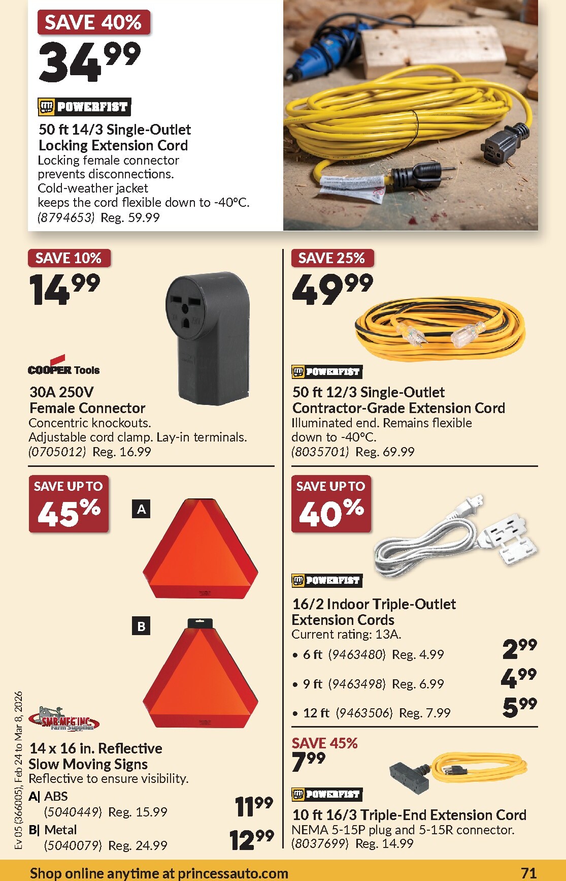 princess-auto - Princess Auto Flyer Valid From 2026-02-24 to 2026-03-08 - page: 74