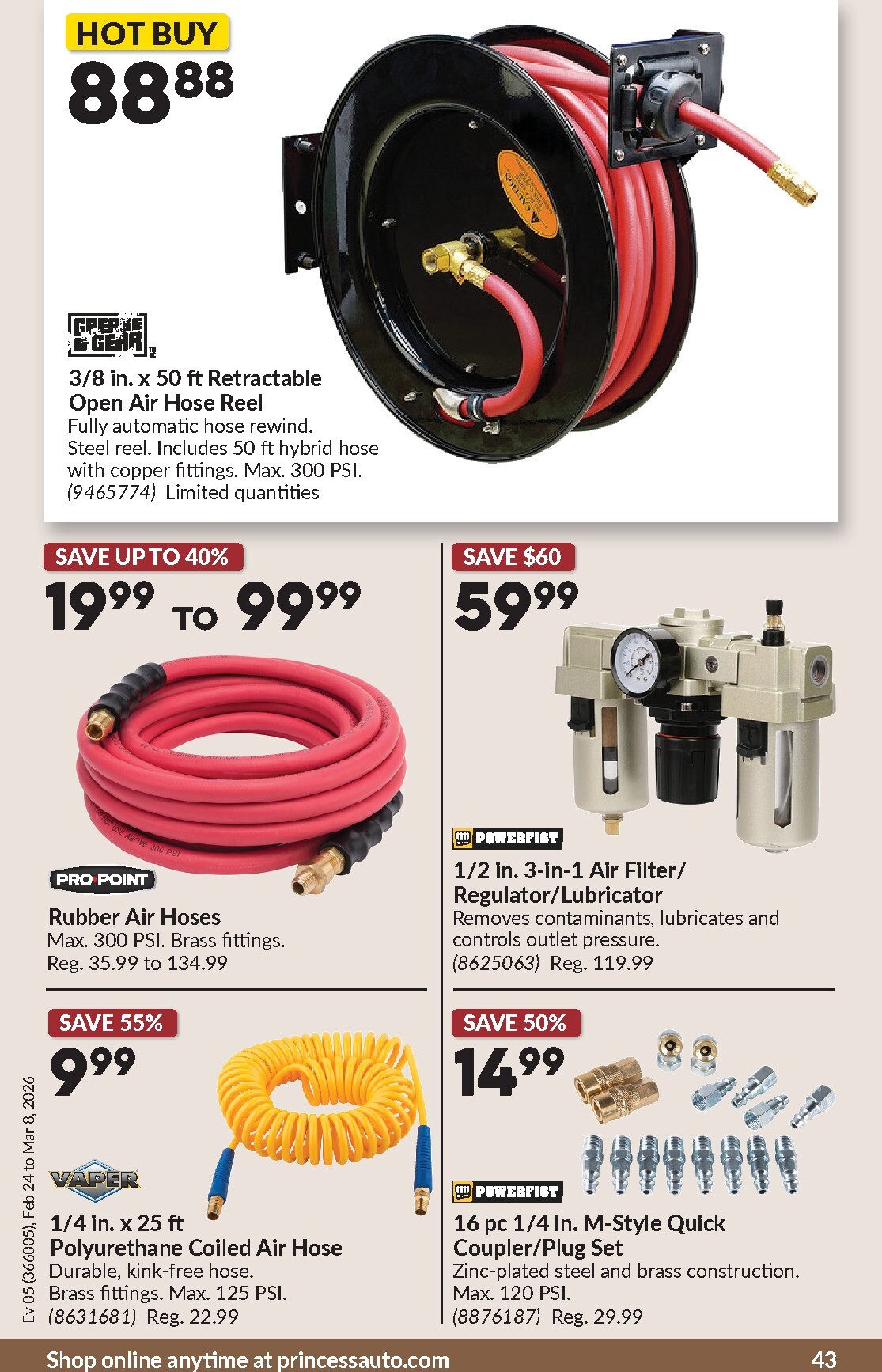 princess-auto - Princess Auto Flyer Valid From 2026-02-24 to 2026-03-08 - page: 46