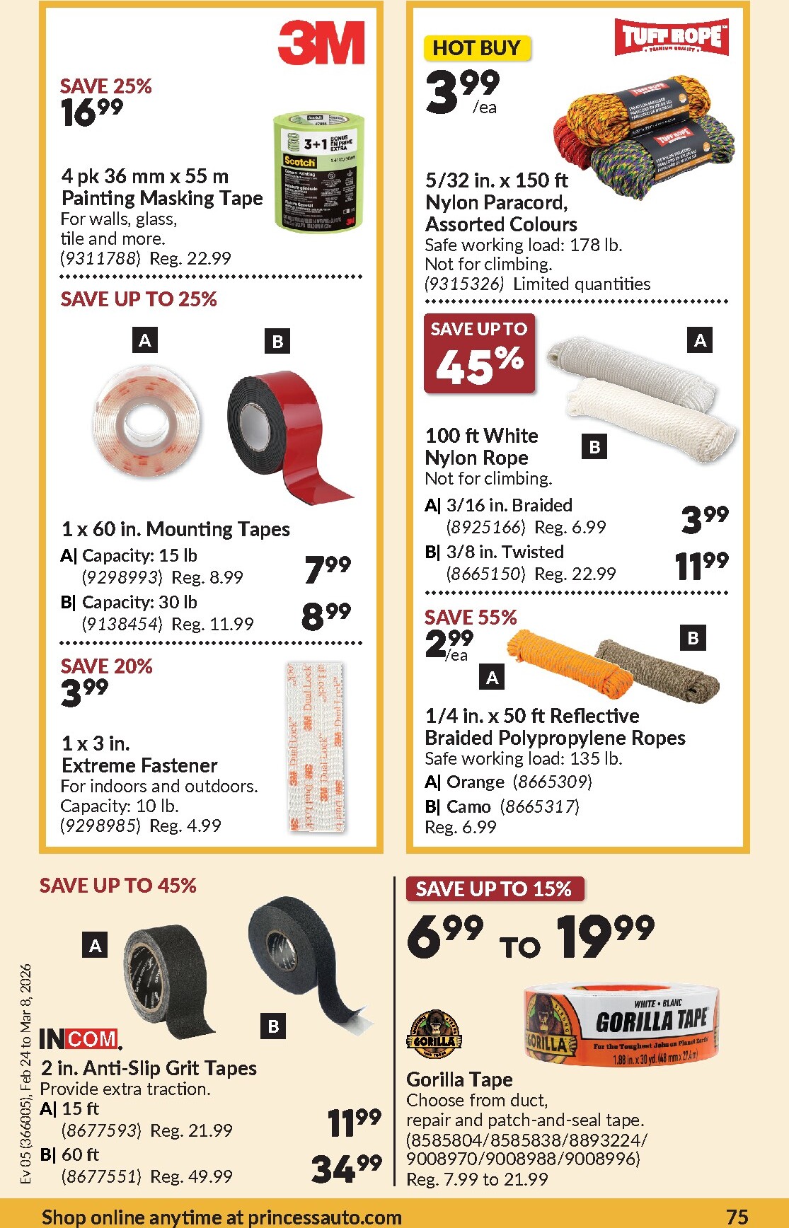 princess-auto - Princess Auto Flyer Valid From 2026-02-24 to 2026-03-08 - page: 78