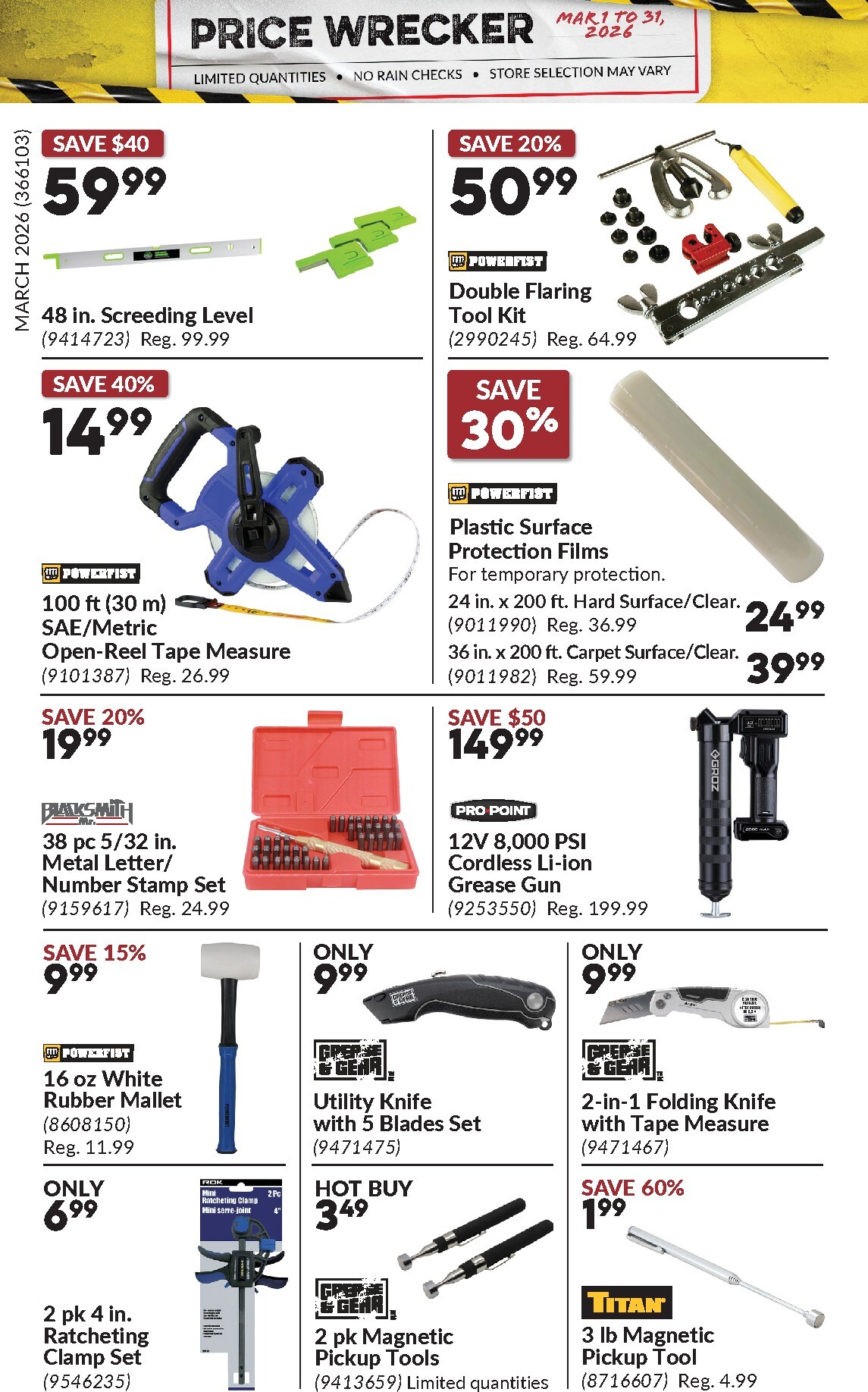 princess-auto - Princess Auto - Price Wrecker Flyer Valid From 2026-03-01 to 2026-03-31 - page: 22