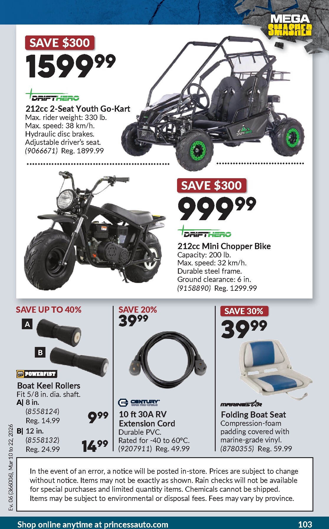 princess-auto - Princess Auto Flyer Valid From 2026-03-10 to 2026-03-22 - page: 108