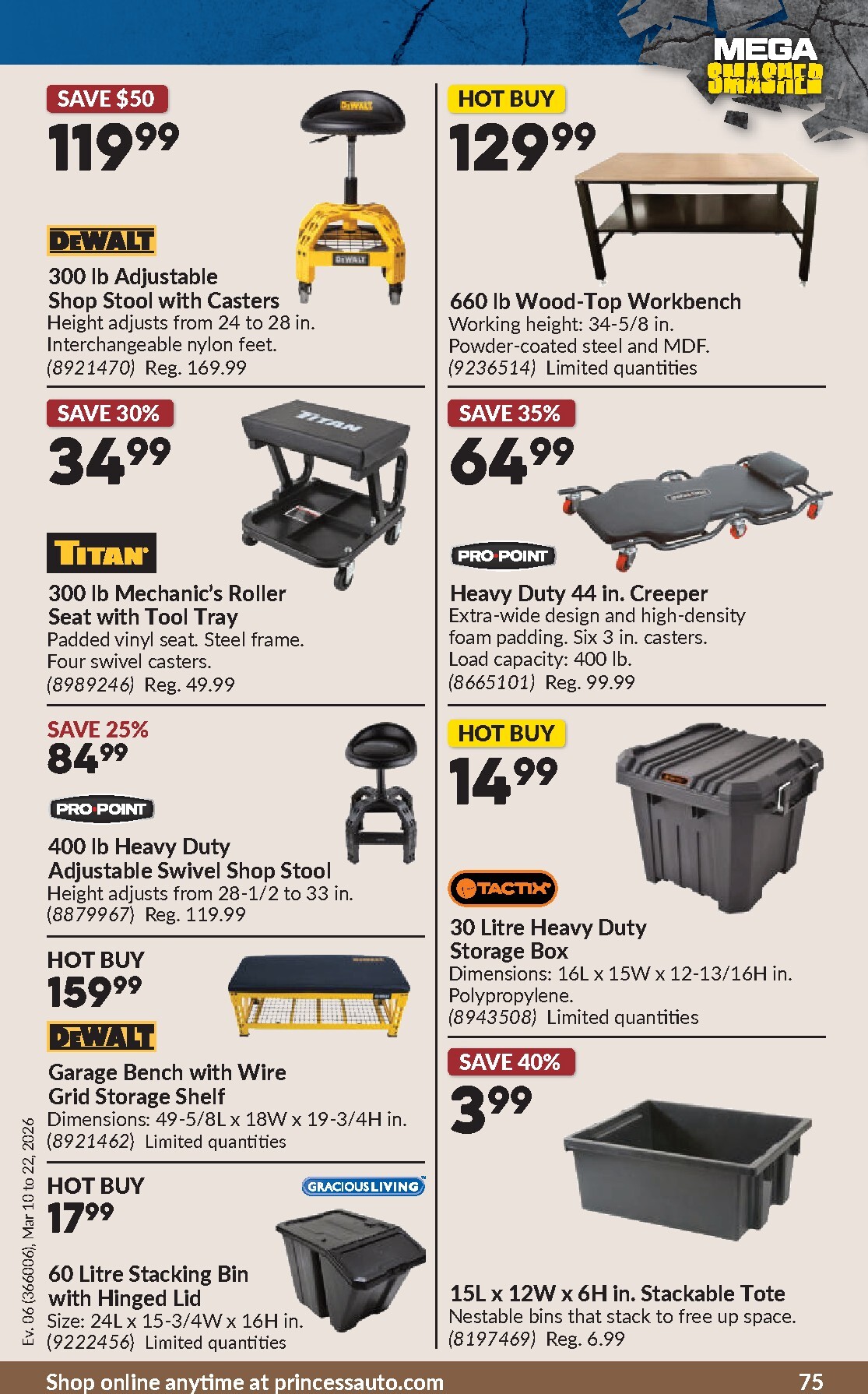 princess-auto - Princess Auto Flyer Valid From 2026-03-10 to 2026-03-22 - page: 80