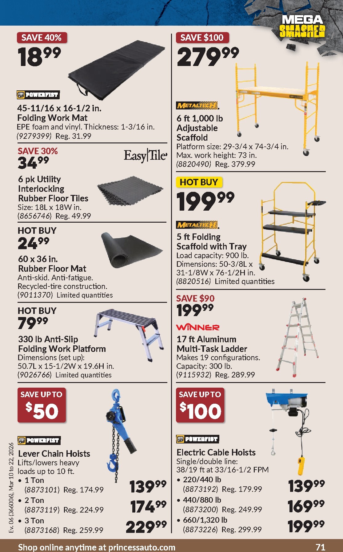 princess-auto - Princess Auto Flyer Valid From 2026-03-10 to 2026-03-22 - page: 76